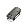 thumbnail image 3 of Vitodeco Genuine Leather Smart Key Fob Case Compatible with KIA Soul, Seltos, Sportage, NIRO, Sorento, Telluride, Rio, Forte, K5 2022-2025 New Emblem (4-Button, Black), 3 of 5