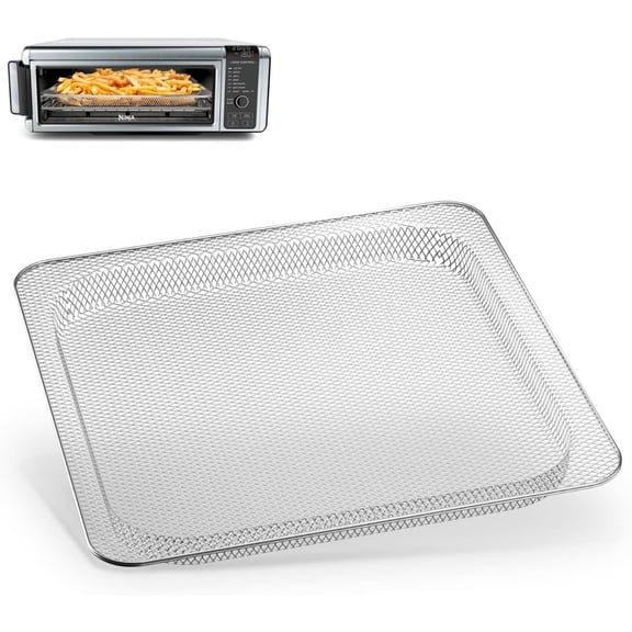 Air Fryer Basket Compatible with Ninja Foodi SP101 SP100, Stainless Steel Tray