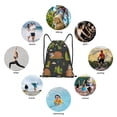 thumbnail image 6 of Sikiie Funny Sloths In The Forest Drawstring Backpack Drawstring Bags, Draw String Back Bag for Sports, Gym, Travel, Swimming, Beach-Small, 6 of 6