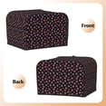 thumbnail image 3 of Honeii Animal Paw 1 Print 4 slice Toaster Cover, Two Slice Toaster Dust-proof Cover For Kitchen Small Appliance and Fingerprint Protection, 3 of 7
