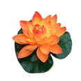 thumbnail image 2 of 18cm Artificial Water Lily Floating Lotus Flower Pond Aquarium Decor Multicolor, 2 of 12