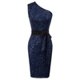 thumbnail image 1 of Liumilac Sexy Mujer Lentejuelas Brillantes Un Hombro Caderas-Wrapped Bodycon Vestido LingWen 8390615560474, 1 of 1