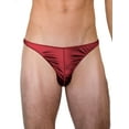 thumbnail image 3 of Men's Underwear Satin Silky Sexy Thong Small to Plus Sizes Multi-Pack, 3 of 5