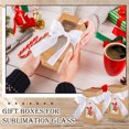 thumbnail image 6 of NOGIS 10 PCS Gift Boxes with Ribbon for Tumbler - Party Favor Gift Boxes with Window Perfect for Blank Sublimation Tumblers, 10oz 16 18oz Cup, Birthday Goodie Bag Boxes Bridal (Brown), 6 of 7