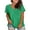 Green, variant on Bovemsi Plus Size V Neck T Shirts Women Short Sleeve Tops Casual Summer Tshirts Loose Fit Tee, Blue Women's Summer Short Sleeve T-Shirts, 3XL