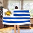 thumbnail image 4 of Bandera de Uruguay AhfuLife 91 x 152 cm, doble cara, para exterior, 4 of 7