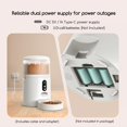 thumbnail image 5 of Automatic Cat Feeder with Camera, 3MP HD Video & Night Vision, 5G/2.4G WiFi Smart Pet Feeder with APP Control, 2-Way Audio, Motion Alerts, Low Food Sensor, Timed Cat Feeder for Cats & Dogs, 4L, 5 of 8