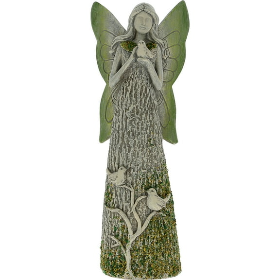 Pavilion Gift Company - Birds - 8.75" Angel holding Birds