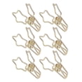 thumbnail image 4 of Star Binder Clips, Wire Binder Clips 100 Pieces  For Papers Gold,Silver, 4 of 8