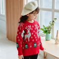 thumbnail image 4 of Baby Christmas Sweater Toddler Reindeer Outfit Red Clothes, 4 of 6