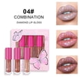 thumbnail image 4 of Set de brillo labial HUOGUO Diamond Lip Gloss 6 ml x3, 4 of 4