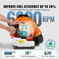 thumbnail image 3 of VEVOR Backpack Leaf Blower 79CC 2-Cycle Gas Leaf Blower 930CFM Air Volume 184MPH, 3 of 9