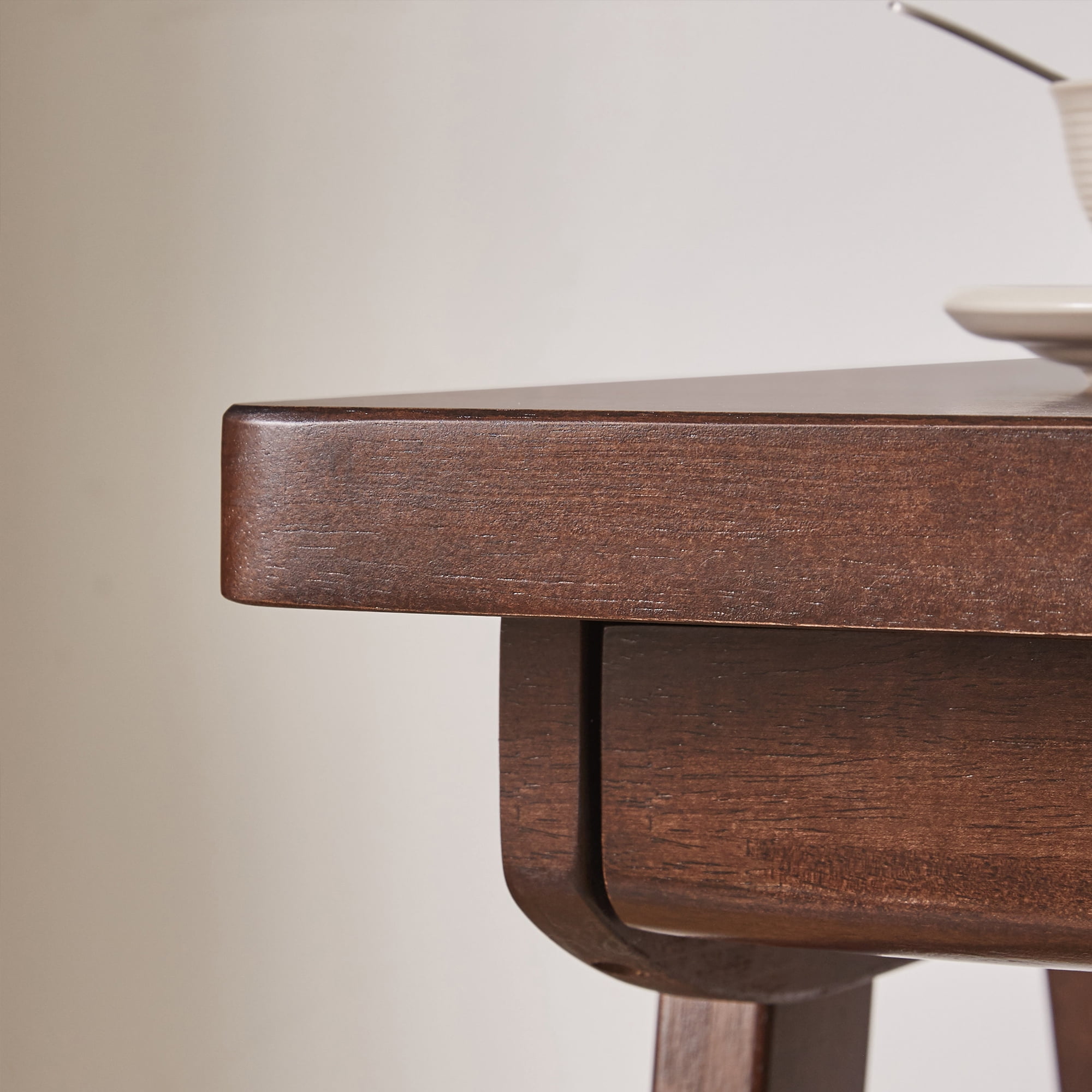 Leumius 39"W Computer Desk with Drawer,Retro Writing Desk Office Study Desk PC Table with A-Frame Legs for Small Spaces,Walnut