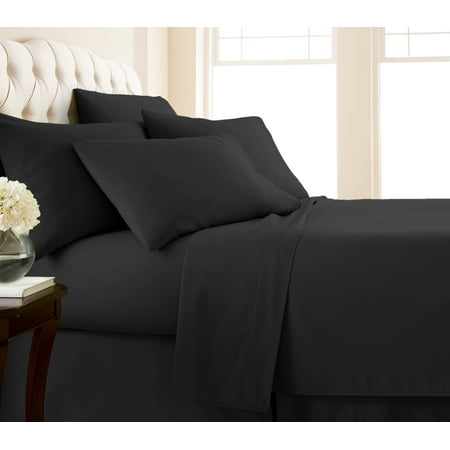 Cotton Hemstitch Bed Linen - Comfortable 6-piece 21-inch Extra Deep Pocket Bed Sheet Set and Pillowcases by Southshore Fine Linens