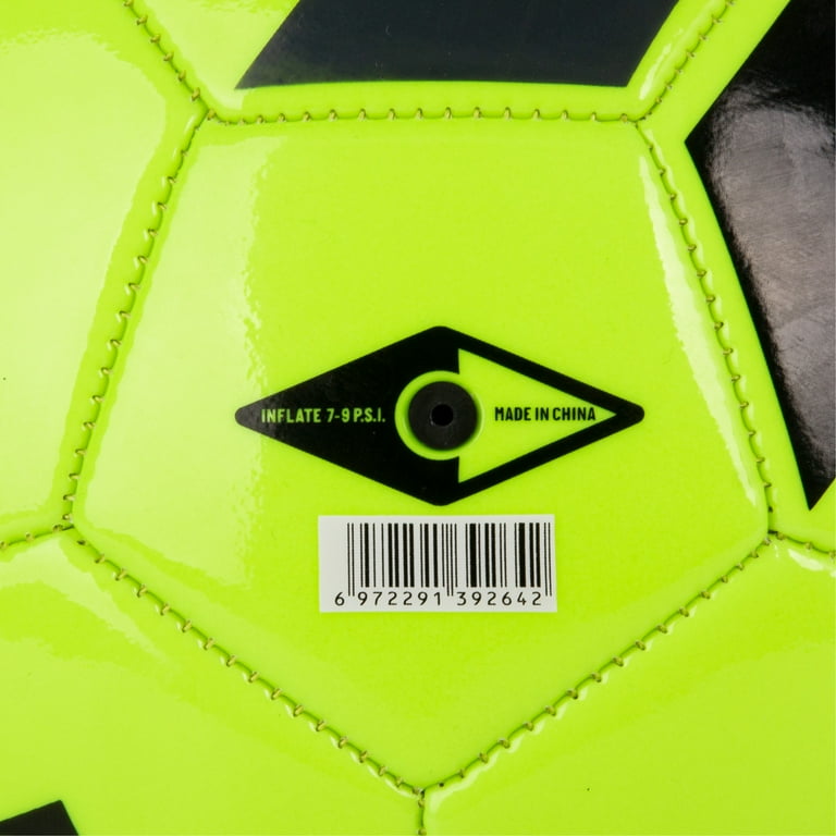 Green nike top soccer ball