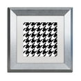 thumbnail image 2 of Trademark Fine Art "Xmas Houndstooth 6" Canvas Art by Color Bakery, White Matte, Silver Frame, 2 of 4