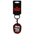 thumbnail image 2 of Harley Quinn Lips Enamel Metal Keychain, 2 of 2