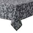 thumbnail image 2 of Mainstays Dot Botanical Fabric Tablecloth, Black, 60"x102", 2 of 6