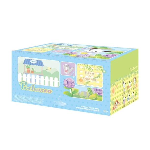 MINISO Pochacco Caja Ciega - Figura Coleccionable De 5-8 Cm - Serie Flower & Childhood - Diseño Aleatorio - Incluye 7 Modelos (6 Normales + 1 Oculto)
