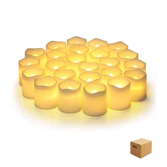 "50 Velas Led Decorativas Electricas Para Decorar Boda Fiesta Lab.G, Blancas "