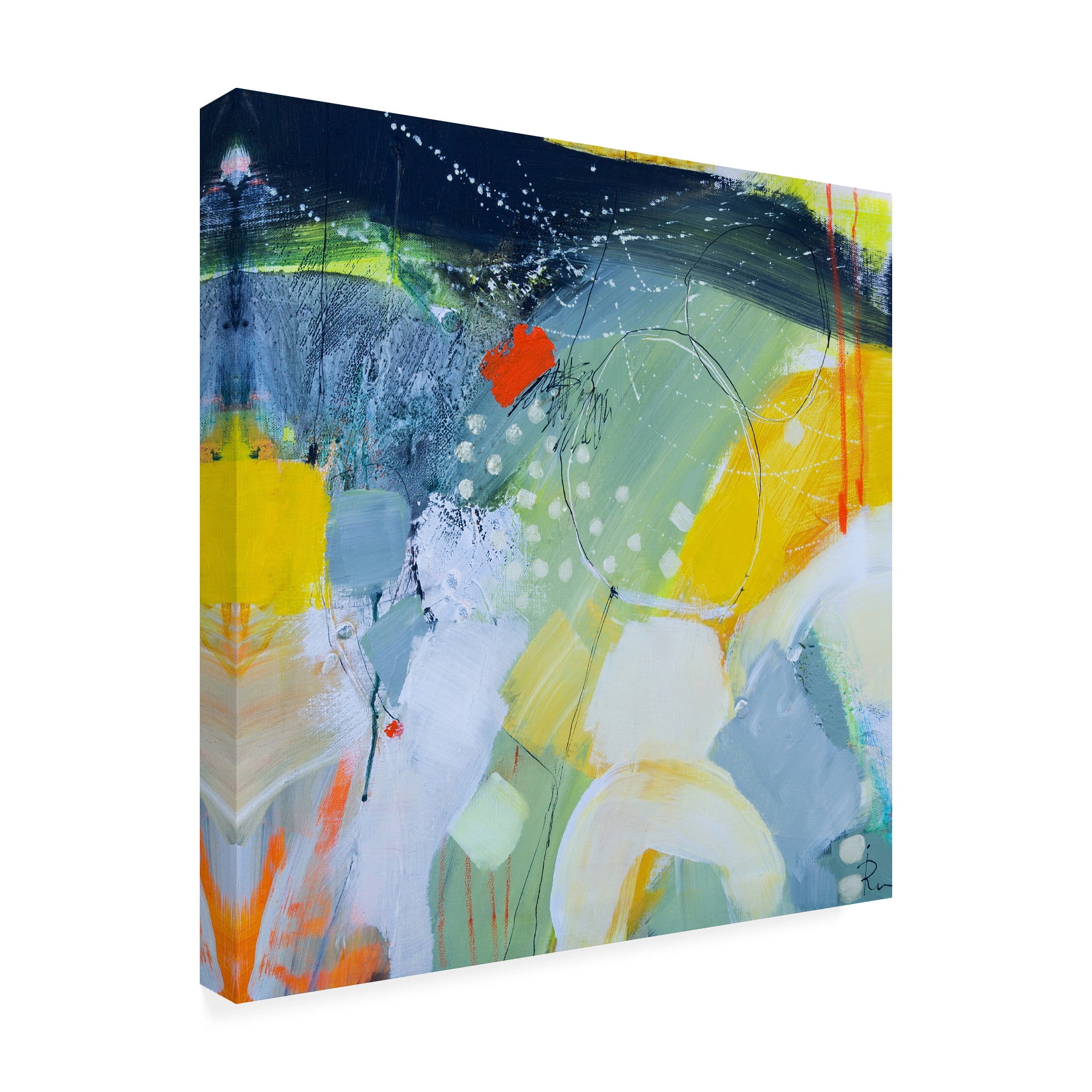 Trademark Fine Art 'Ira Ivanov Paint Expression Study 12' Canvas Art by Ira Ivanov
