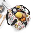 thumbnail image 4 of Lsque Colorful Donuts Pattern Lunch Bag Women/Men Insulated Lunch Box,Small Leakproof Cooler Food Lunch Containers Reusable High Capacity Lunch Tote Bags, 4 of 6