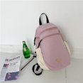 thumbnail image 2 of Casual Daypack College Mochila para portátil para mujer Mochila de viaje diaria Rosa, 2 of 3