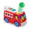 Bright Starts Roll & Pop Fire Truck Toy Ball Popper Activity Toy, Ages 6 months +