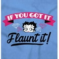 thumbnail image 2 of Betty Boop If You Got It Flaunt It Women's Long Sleeve T Shirt Brisco Brands S, 2 of 6
