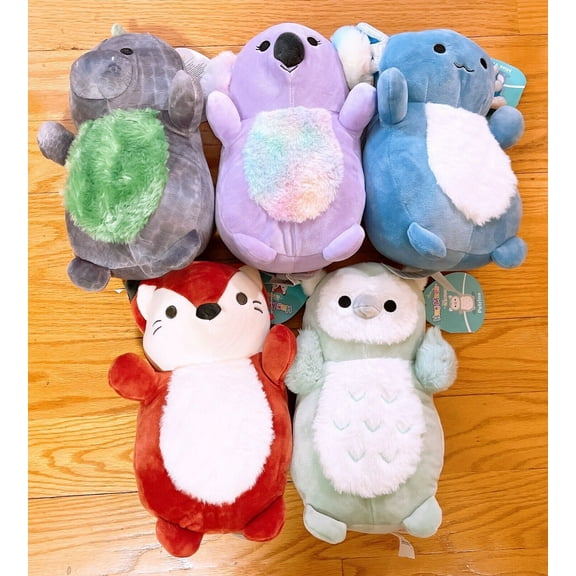 Set of 5 Squishmallows HugMees 10" James MissV Xander Renate Petrina Plush Doll