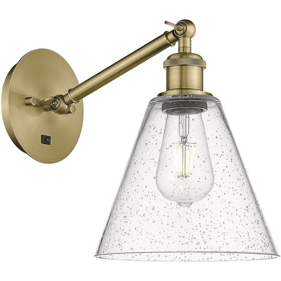 Innovations Lighting - Athens - 1 Light Wall Sconce In Industrial Style-12.38