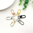 thumbnail image 6 of 10 Pcs Metal Swivels Lobster Clasps Keychain Clasps for Keyrings Findings Crafts Connector Jewelry Making, 6 of 8