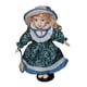 thumbnail image 4 of Figuras de porcelana en miniatura de 11,81'' Hermosa muñeca de cerámica coleccionable con sombrero azul, 4 of 9