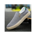 thumbnail image 4 of SIMANLAN Mens Canvas Slip On Sneakers Casual Comfortable Flats Boat Shoes Size 6-11, 4 of 8