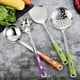 thumbnail image 1 of Juego de utensilios de cocina de acero inoxidable para uso doméstico, que incluye cucharas de cocina, coladores, palas de cocina, cucharas de cocina y utensilios de cocina., 1 of 4