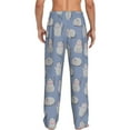 thumbnail image 3 of Xecao Cute Fat Cat Men's Straight Lounge Pajama Pants: The Ultimate in Comfortable Sleepwear, 3 of 9