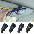 thumbnail image 1 of Estuche para gafas de coche, parasol para coche, soporte para gafas, clip para gafas de sol, tarjetero, accesorios para gafas, accesorios para coche, interior, 1 of 4