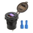 thumbnail image 1 of Dual USB Socket,Black Universal Dual USB Dual USB Charger Socket Car Charger Adapter Achieve More, 1 of 5