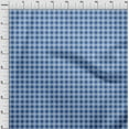 thumbnail image 3 of oneOone Georgette Viscose Blue Fabric Gingham Check Sewing Material Print Fabric By The Yard 42 Inches Wide, 3 of 4