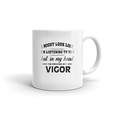 

I m Driving My ACURA VIGOR Coffee Tea Ceramic Mug Office Work Cup Gift 15 oz