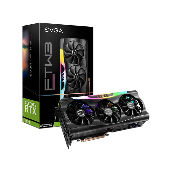 Tarjeta de Video EVGA NVIDIA GeForce RTX 3070 FTW3 ULTRA GAMING 8GB 08G-P5-3767-KL
