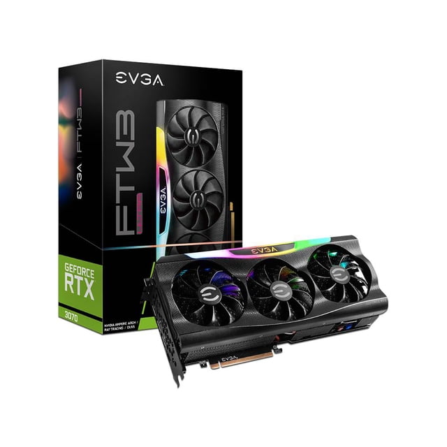 Tarjeta de Video EVGA NVIDIA GeForce RTX 3070 FTW3 ULTRA GAMING 8GB 08G-P5-3767-KL