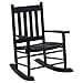 Coaster Home Furnishings Chaise à Bascule Noire pour Jeunes