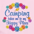 thumbnail image 2 of CafePress - Camping Happy Place Infant Bodysuit - Baby Light Bodysuit, Size Newborn - 24 Months, 2 of 4