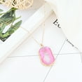 thumbnail image 5 of Fashionable Alloy Woman Resin Pendant Chain Necklace Female Jewelry Accessory Gift(A), 5 of 6