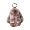 thumbnail image 2 of Bunny Lulu Keychain Plush, Handmade Soft Bunny Charms, Fluffy Plush Keychain for Bags & Backpacks, Cute Easter Bunny Keychain, Gifts for Women, 2 of 7