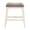 Cream White, variant on Dark Grey Finish - Counter Height Design - Dining Area - Set of 2 High Stools