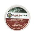 thumbnail image 3 of Mandala Crafts 1mm 109 Yards Jewelry Making Beading Crafting Macramé Waxed Cotton Cord Thread (Gray), 3 of 3