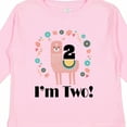thumbnail image 4 of Inktastic 2nd Birthday Llama for Girl Girls Long Sleeve Toddler T-Shirt, 4 of 5