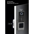 thumbnail image 4 of Waterproof Smart Lock Dual Fingerprint TTLock App Bluetooth Unlock for Outdoor Front Door, 4 of 13